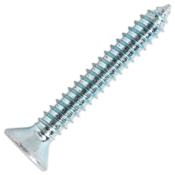 Sealey ST6344 Self Tapping Screw 6.3 x 44mm Countersunk Pozi DIN 7982 Pack of 100