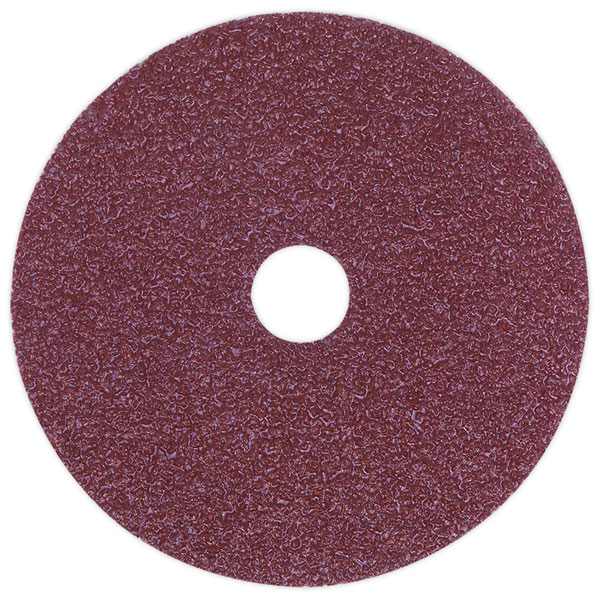 Sealey FBD10024 Sanding Disc Fibre Backed 100mm 24Grit Pack of 25