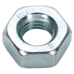 Sealey SN10 Steel Nut M10 Zinc DIN 934 Pack of 100