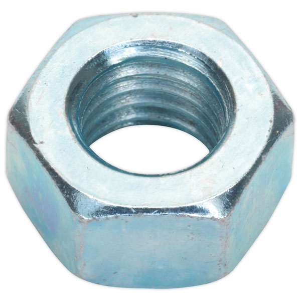 Sealey SN12 Steel Nut M12 Zinc DIN 934 Pack of 25 | Rapid Electronics