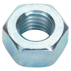 Sealey SN12 Steel Nut M12 Zinc DIN 934 Pack of 25