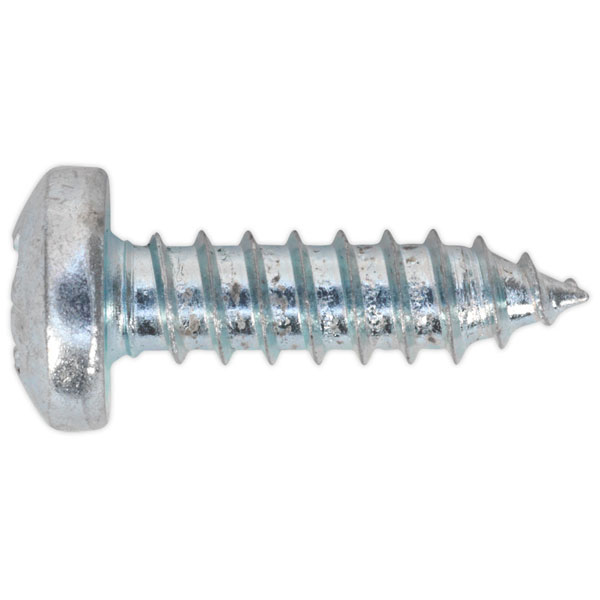 Sealey STPP5519 Self Tapping Screw 5.5 x 19mm Pan Head Pozi Zinc DIN 7981CZ Pack of 100
