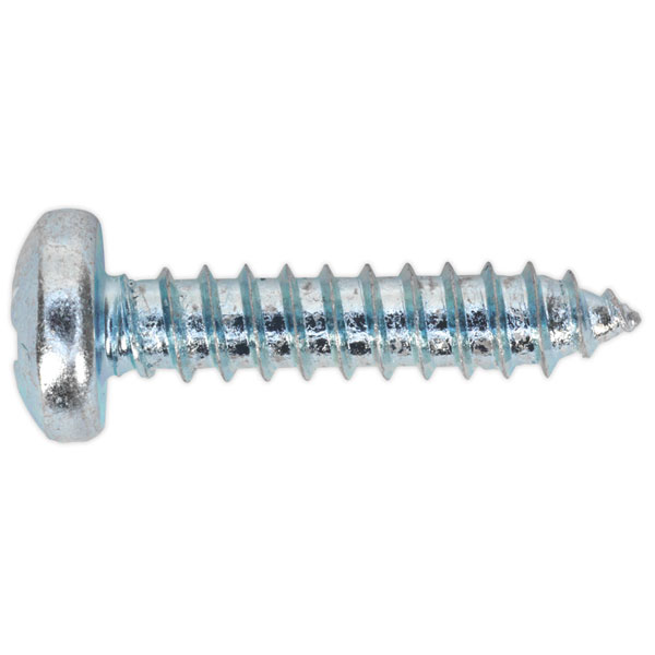 Sealey STPP5525 Self Tapping Screw 5.5 x 25mm Pan Head Pozi Zinc DIN 7981CZ Pack of 100