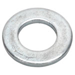 Sealey FWA1224 Flat Washer M12 x 24mm Form A Zinc DIN 125 Pack of 100