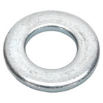 Sealey FWA1021 Flat Washer M10 x 21mm Form A Zinc DIN 125 Pack of 100