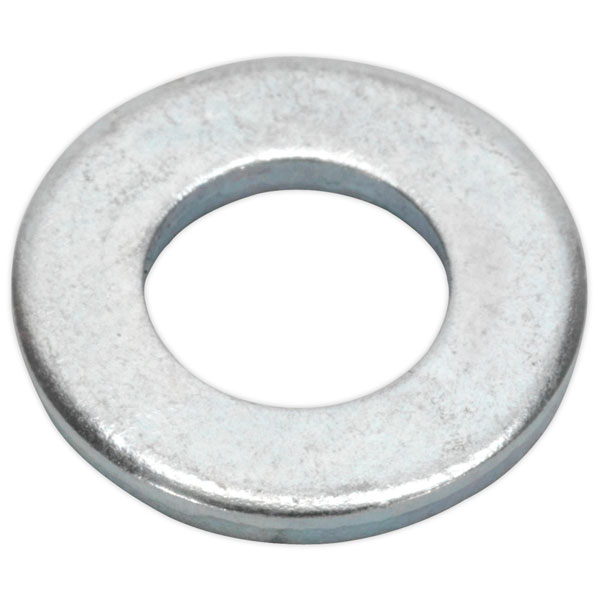 Sealey FWI102 Flat Washer 7/16" x 7/8" Table 3 Imperial Zinc BS 3410 Pack of 50