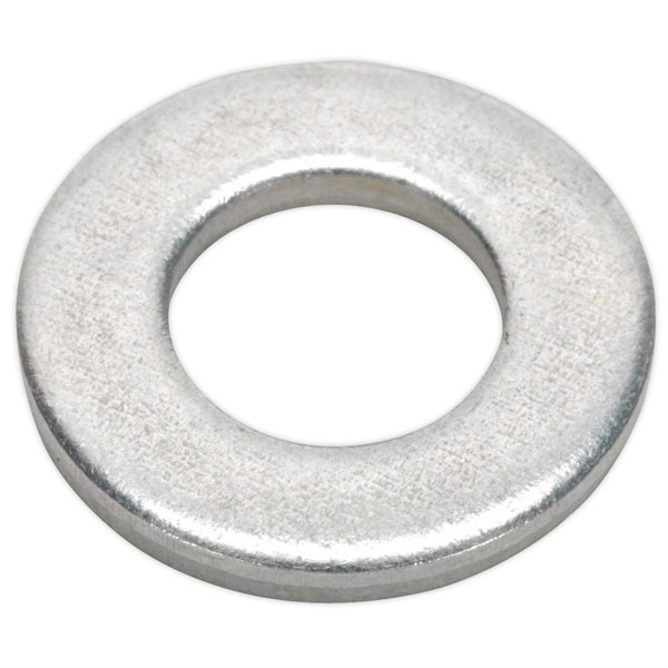 Sealey FWI103 Flat Washer 1/2" x 1" Table 3 Imperial Zinc BS 3410 Pack of 50