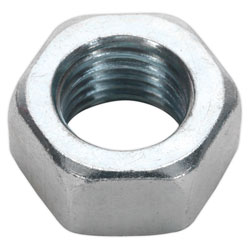 Sealey SN16 Steel Nut M16 Zinc DIN 934 Pack of 25