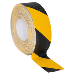 Sealey ANTBY18 Anti-Slip Tape Self-Adhesive Black Yellow 50mm x 18m