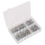 Sealey AB057LW Lock Washer Assortment 1000pc Serrated Internal M5-M10 Metric
