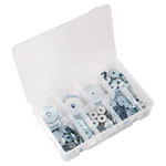 Sealey AB059RW Repair Washer Assortment 240pc M5-M10 Metric Zinc Plated