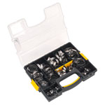 Sealey SHCSS90AC Hose Clip Assortment 90pc Stainless Steel Ø10-57mm