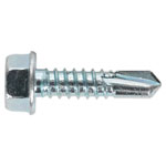 Sealey SDHX6325 Self Drilling Screw 6.3 x 25mm Hex Head Zinc DIN 7504K Pack 100