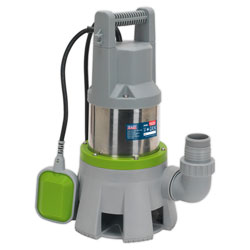 Sealey WPD415 High Flow Submersible Stainless Dirty Water Pump 417ltr/min 230V