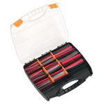 Sealey HSTAL261MC Heat Shrink Tubing 261pc Mixed Adhesive Lined 100 & 150mm