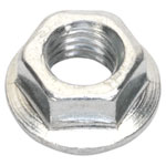 Sealey FN5 Flange Nut Serrated M5 Zinc DIN 6923 Pack of 100
