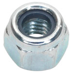 Sealey NLN6 Nylon Lock Nut M6 Zinc DIN 982 Pack of 100