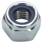 Sealey NLN12 Nylon Lock Nut M12 Zinc DIN 982 Pack of 25