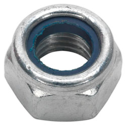 Sealey NLN14 Nylon Lock Nut M14 Zinc DIN 982 Pack of 25