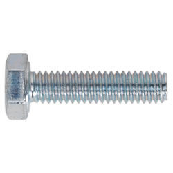 Sealey SS410 HT Setscrew M4 x 10mm 8.8 Zinc DIN 933 Pack of 50