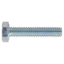 Sealey SS420 HT Setscrew M4 x 20mm 8.8 Zinc DIN 933 Pack of 50