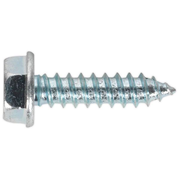 Sealey ASF103 Acme Screw Washer Faced Zinc #10 x 3/4" BS 6982C Pack of 50