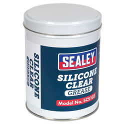 Sealey SCS102 Silicone Clear Grease 500g Tin