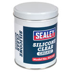 Sealey SCS102 Silicone Clear Grease 500g Tin