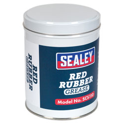 Sealey SCS110 Red Rubber Grease 500g Tin