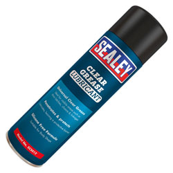 Sealey SCS012 Clear Grease Lubricant 500ml Pack of 6