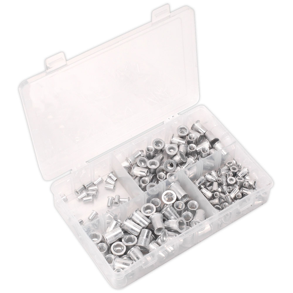 Sealey Threaded Insert (Rivet Nut ) M8 Splined Pack of 50