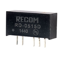 Recom RD-0515D 2W Dual Output Converter SIL