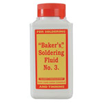 Bakers 61038 No.3 Soldering Fluid 250ml