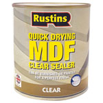 Rustins MDFS500 Quick Drying MDF Sealer Clear 500ml