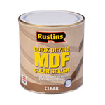 Rustins MDFS1000 Quick Drying MDF Sealer Clear 1 Litre