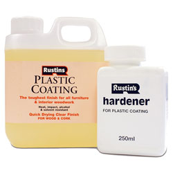 Rustins PCGL1000 Plastic Furniture Coating Gloss 1 Litre