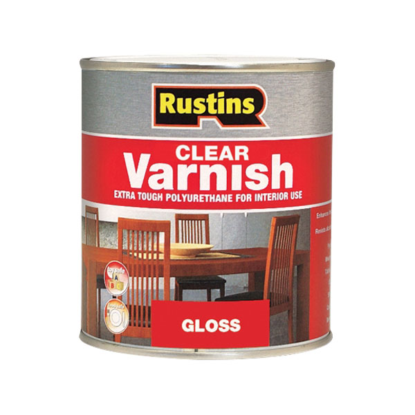 Rustins POGC250 Polyurethane Varnish Gloss Clear 250ml
