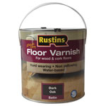Rustins AFDO2500 Quick Dry Coloured Floor Varnish Dark Oak 2.5 Litre