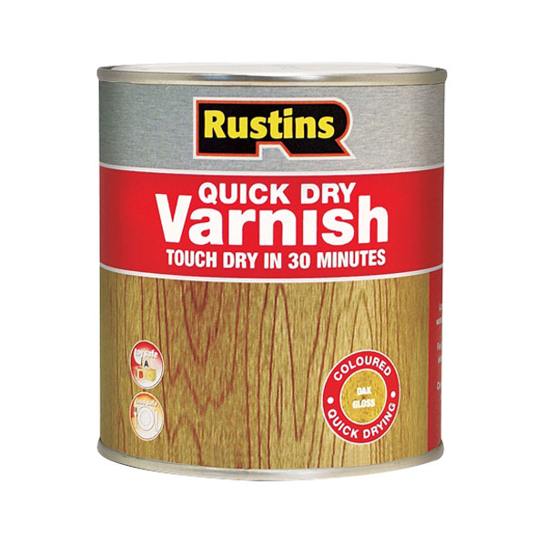 Rustins AVGC250 Quick Dry Varnish Gloss Clear 250ml