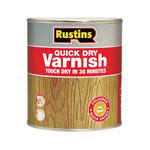 Rustins AVGC250 Quick Dry Varnish Gloss Clear 250ml