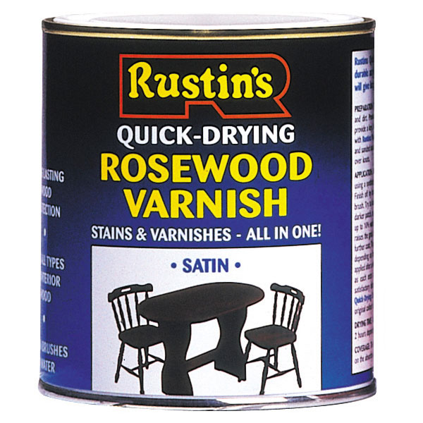 Rustins VSAP250 Quick Dry Varnish Satin Antique Pine 250ml