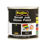 Rustins GPBL250 Small Job Paint Gloss Black 250ml