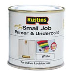 Rustins SWPU250 Small Job Primer & Undercoat White 250ml