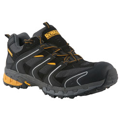 DEWALT Cutter Lightweight Safety Trainers Black UK 9 Euro 43