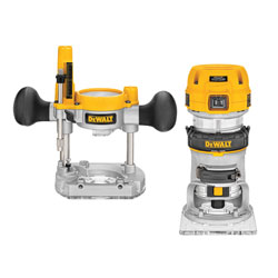 DEWALT D26204K 1/4in Premium Plunge & Fixed Base Combi Router 900 Watt 230 Volt