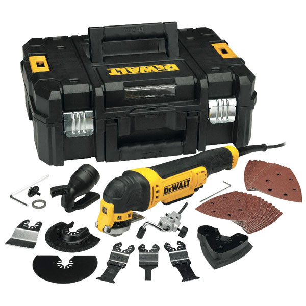  DWE315KT Multi-Tool Quick Change Kit & TSTAK 300 Watt 240 Volt