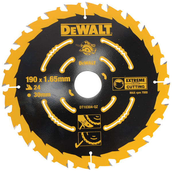 Dewalt DT10304-QZ Extreme Framing Circular Saw Blade 190 X 3