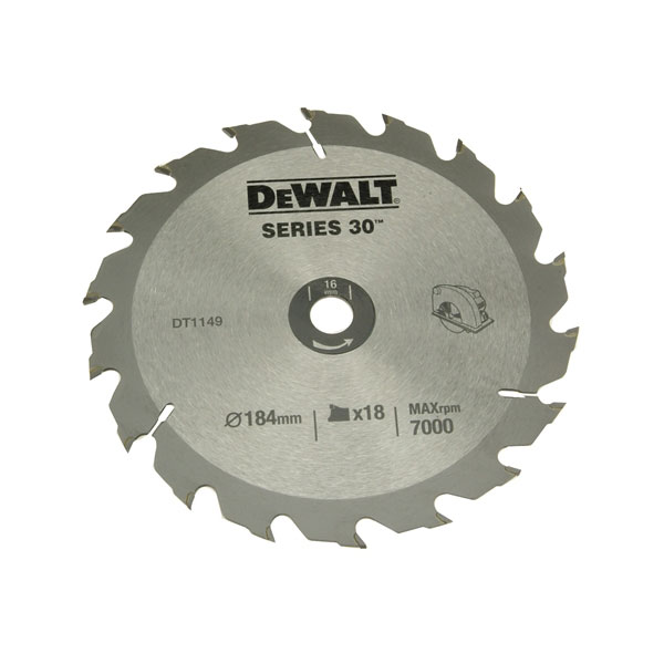 DeWalt DT1152QZ Construction Circular Saw Blade 190 x 30mm x 18T