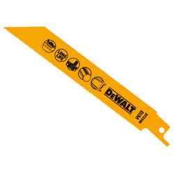 DEWALT DT2346-QZ Sabre Blade Cobalt Steel Cordless Metals 3mm Max 152mm Pk 5