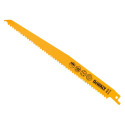 DEWALT DT2349-QZ Sabre Blade Fast Cuts Wood with Nails Plastics 228mm Pack of 5